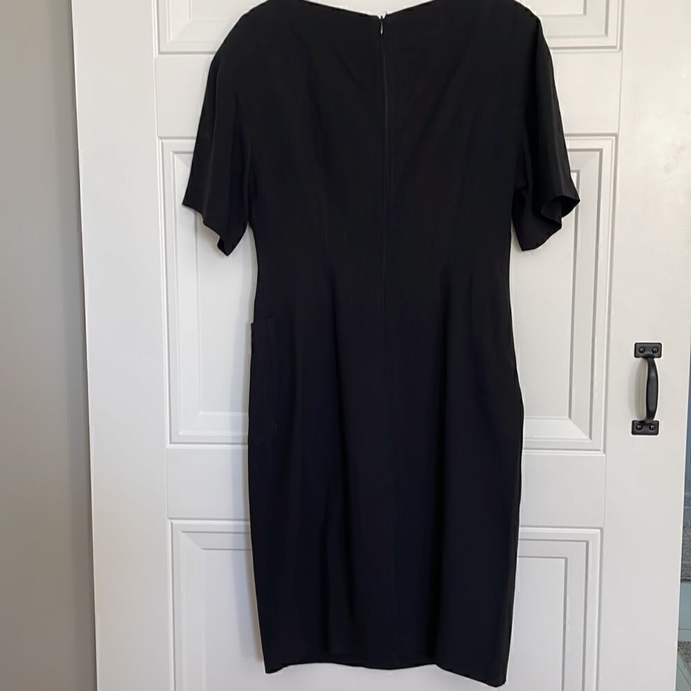 Prada Black Short Sleeve Bateau Neck Dress - Picture 5 of 7